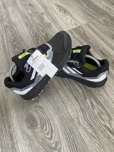 Men’s adidas Terrex Two Flow Trail Shoes, Black/White/Grey/Yellow, UK 9 - Picture 1 of 18