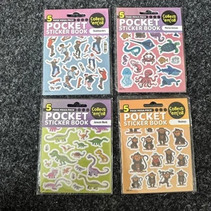 Pocket Sticker Buch für Kinder Kids Kleinkind Jugendliche Handwerk Sammelalbum x 4 Packungen - Bild 1 von 5