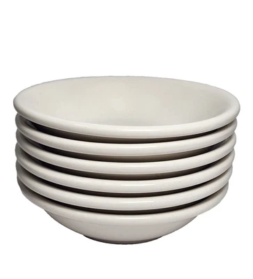 Vintage Buffalo Oneida Restaurant Ware Bowls Sauce Fruit 806A Lot of 6 USA Made - Image 1 of 4