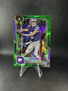 2025 Bowman U Chrome Avery Johnson 1° rifrattore lava verde Bowman /99 KSU - Foto 1 di 2