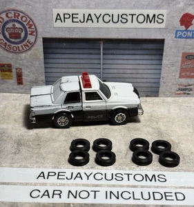 2 set pneumatici nuovi per Hans Cuff Police Car MR-13 Gobots 1983 figurina Banai - Foto 1 di 3