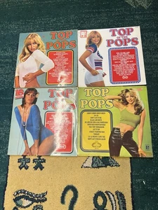 Top of the Pops Vinyl Record Bundle X4 LPS Used Condition 1970s - Picture 1 of 1