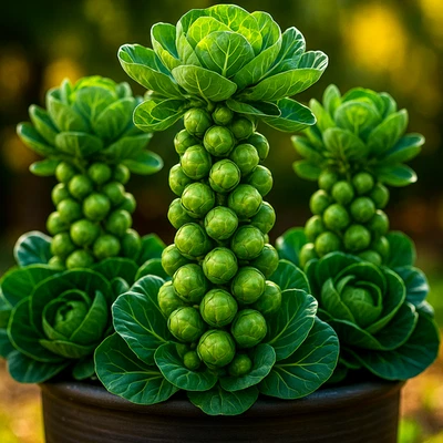 1200+ BRUSSELS SPROUTS SEEDS 🌱 LONG  ISLAND IMPROVED HEIRLOOM | FREE SHIPPING - Image 1 of 4