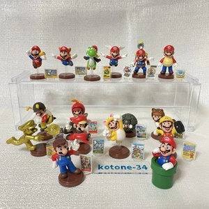 Choco Egg SUPER MARIO Bros. 35th Figure Full Complete 15 +1 set w/ Acrylic Plate - Picture 1 of 7