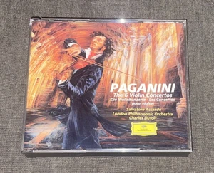 DGG 437 210 -2 ed1 3CD Accardo: Paganini: The 6 violin cts. FULL SILVER NO IFPI - Bild 1 von 8
