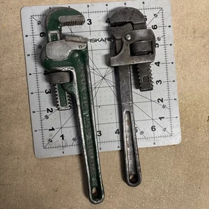 Zwei 10" Rohrzangen. Shapleigh (Keen Kutter) und Power Kraft 6253. Vintage. - Bild 1 von 14