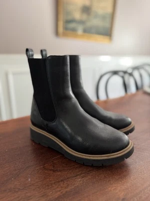 Botas Chelsea Art Class Niños Niñas Laurel Cremallera Lateral Cuña Negras Talla 4 Foto 1 de 4