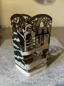 Bath & Body Works Christmas Holiday Village Scene Hand Soap Holder - Picture 1 of 8