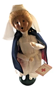 Byers Choice American Red Cross Nurse Caroler with Tag 1999 - Picture 1 of 7