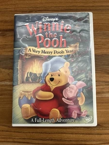 Winnie the Pooh -A Very Merry Pooh Year (DVD, 2002) CHRISTMAS DISNEY Classic-VG - Picture 1 of 3