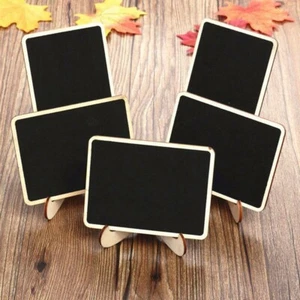 10/20X Mini Wooden Blackboard Wedding Party Chalkboard Sign Message Table Stand* - Picture 1 of 9