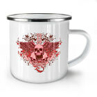 13 The Lucky One Skull NEW Enamel Tea Mug 10 oz | Wellcoda