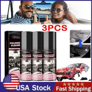 3PCS Car Interior Cleaner 100ml Car Interior Cleaner, Vehicle Interior Polish - Picture 1 of 14