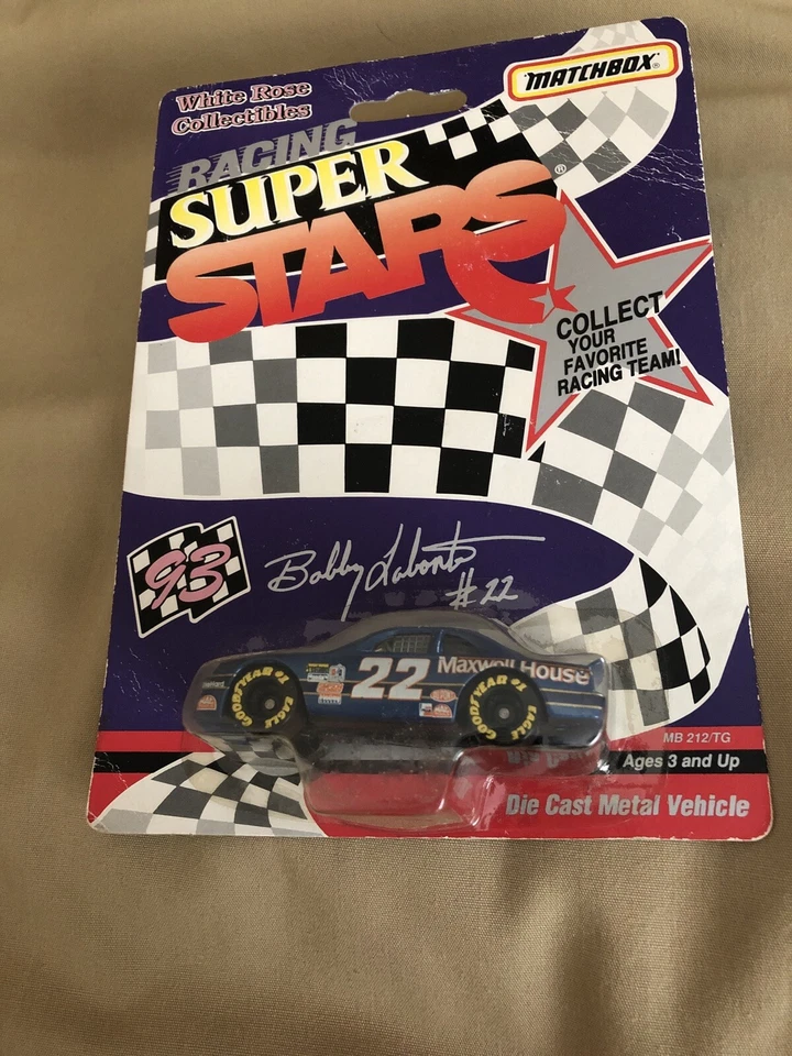 Matchbox, Racing Super Stars, 1:64, Bobby Labonte Maxwell House No22 Белая роза - Изображение 1 из 3