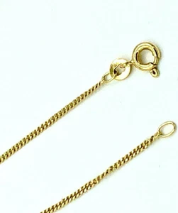 Panzer COLLIERKETTE in 333/- 8 crt. Gelbgold 38 cm, ca. 1,9 gr - Bild 1 von 5