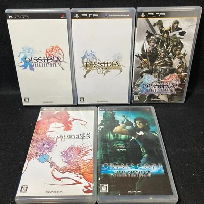 PSP FINAL FANTASY Lot of 5 - Dissidia & 012  & Universal Tuning - Zeroshiki & 7 - Image 1 of 4