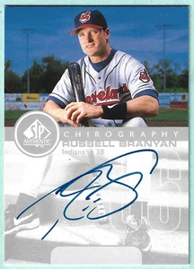 1999 SP Authentic - Chirography - Russell Branyan - Cleveland Indians - NrMt - Picture 1 of 4