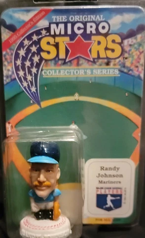 1995 Micro Stars Collector Series MLB Figures Randy Johnson  NIP Cover