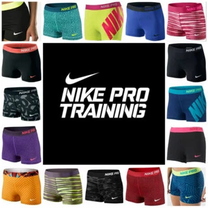 NIKE PRO SHORTS Women's Compression Shorts Spandex 2.0 3.0 NEW BEST PRICE Twist - Picture 1 of 126