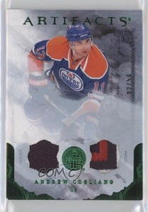 2010-11 Upper Deck Artifacts Emerald Jersey/Patch /50 Andrew Cogliano #5 Patch