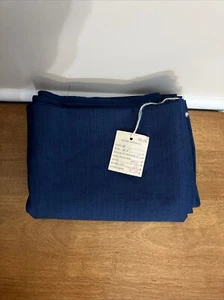 Vintage Raeford Worsted Fabric Suiting Blue 4 Yards 45 Wool 45 Dacron 10 Mohair - Picture 1 of 4
