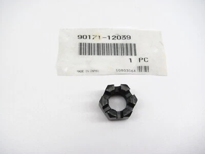YAMAHA NOS STEERING REAR FRONT SUSPENSION WHEEL CASTLE NUT 12mm 90171-12039 - Image 1 of 2