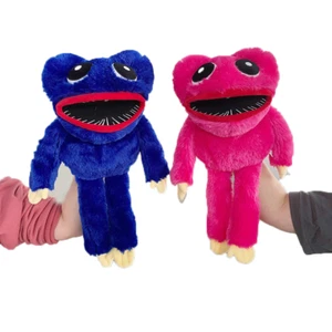 Juguete de marioneta de mano de 2 piezas muñeca de peluche suave juego de rol juguete interactivo para regalos para niños - Imagen 1 de 6