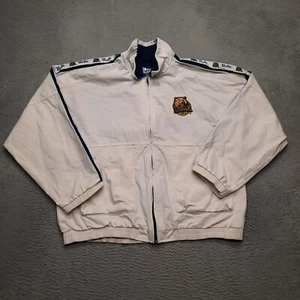 VINTAGE Pro Player UCLA Bruins Jacket Mens Size XL White Blue Coat Full Zip 90s - Picture 1 of 11