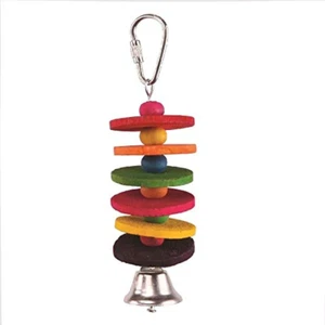 KZ14543 round Chips and Bell Bird Toy - Picture 1 of 12