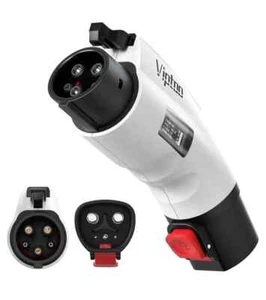 NEW Adapter for Tesla to J1772 with Screen Digital Display, 60Amp 250V Viptoo - Picture 1 of 9