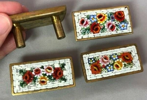 1960s ERA Industries ACKERMAN Mosaic Drawer PULLS Mid Century Modern Hardware FL - Picture 1 of 12