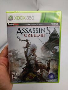 Assassin's Creed III GameStop Edition Xbox 360 Brand New