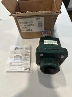 "Nueva válvula unicheck NPT Zoeller 30-0164 1-1/2"" pulgadas"  Foto 1 de 4