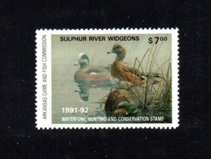 ARKANSAS AR11 WATERFOWL DUCK STAMP 1991 XF MNH - Picture 1 of 1