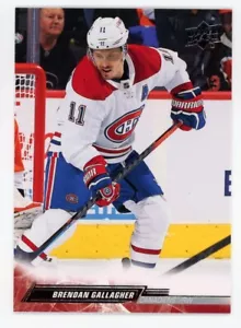 2022-23 Upper Deck #98 Brendan Gallagher Montreal Canadiens BASE HOCKEY CARD QTY - Picture 1 of 1