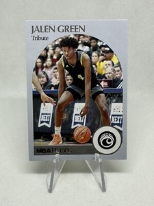 2021 Chronicles Hoops Draft Picks Jalen Green Tribute RC #54 Rockets (A)