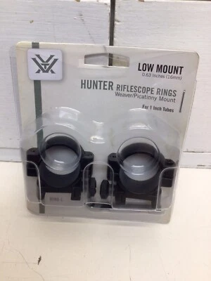 Vortex 1-Inch Riflescope Low Rings: Picatinny/Weaver Mount, Set of 2 Brand New ! - Image 1 of 4