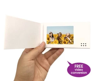 3 inch Video Book, Customizable Video Card, Soft Back, 512mb memory - Picture 1 of 12