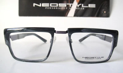 Neostyle Germany 54-21/19 140 Medium Horn Black Modernist Eyeglasses Frames Mens - Image 1 of 4