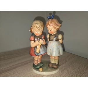 Vintage Hummel Figur "Strickstunde" TMK 5 #256 7,5" Goebel Figur Germany - Bild 1 von 11