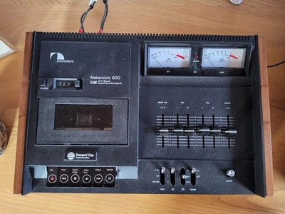 Vintage NAKAMICHI 500 Dual-Tracer Tapedeck in schönem Erhaltungszustand - Bild 1 von 2