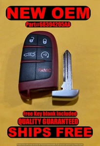 NEW OEM 2019-20 21 CHARGER CHALLENGER SRT HELLCAT RED EYE SMART KEY 68394205aa - Picture 1 of 7