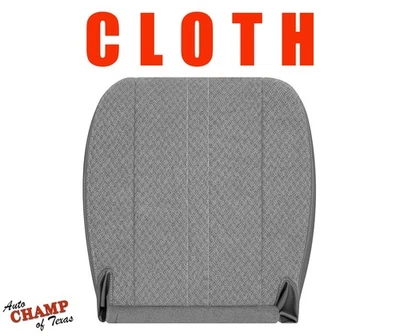 2016-2025 Chevy Express Van - Driver Side Bottom Cloth Seat Cover Gray - Image 1 of 4