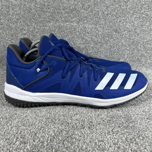 Adidas Speed Turf- Men's Athletic Baseball Shoes Sneakers Blue White Size 15 - Picture 1 of 11
