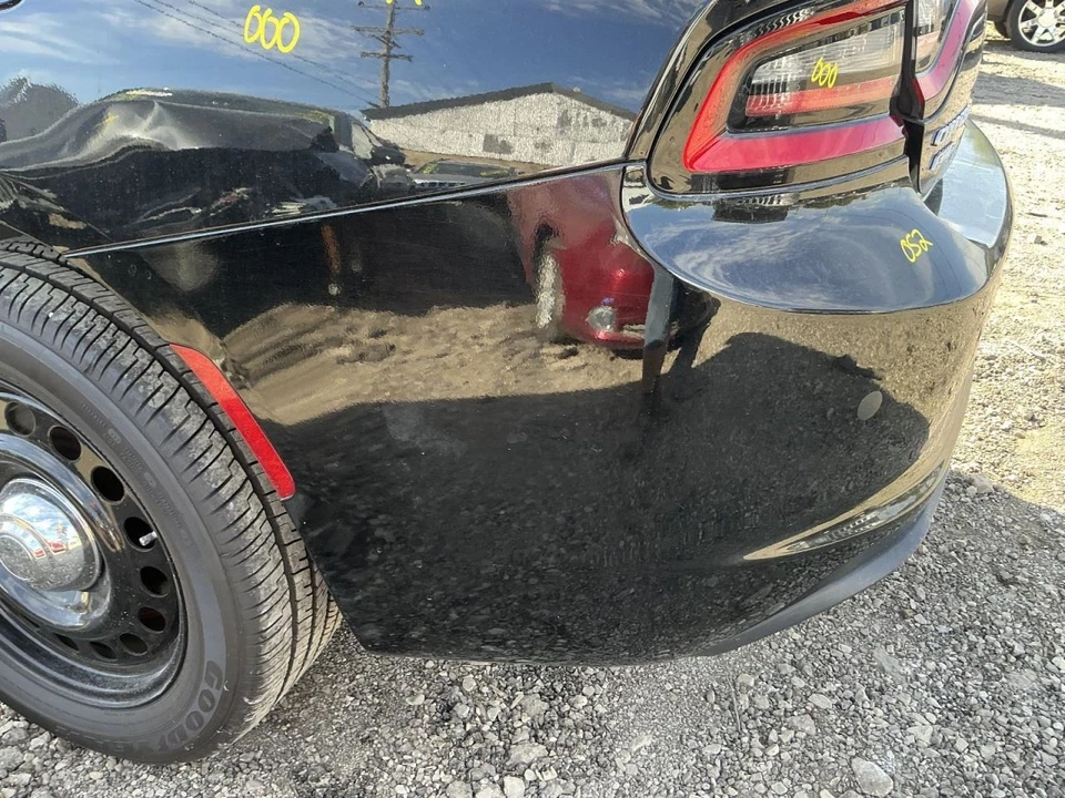 Rear Bumper Dual Round Exhaust Cutouts Fits 15-18 CHARGER 863311 - Image 1 of 4