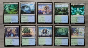 MTG Magic Set of 10 Simic Dual Lands EDH Commander Deck Staples Green Blue Mana - Picture 1 of 1