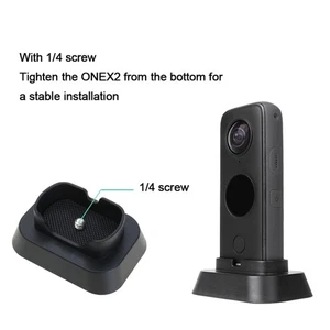 Desktop Holder Stand Base With 1/4" Screw Mount For ONE X2 Panoramic Camera - Afbeelding 1 van 8