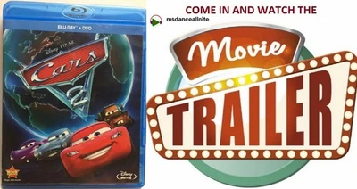 DISNEY 's Cars 2 (Blu-ray, 2011) Owen Wilson,Larry the Cable Guy,Great Shape! - Image 1 of 4