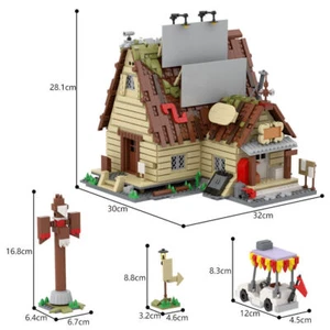 Mystery Shack Cabin MOC Building Blocks Set, TV Show Model Bricks Toy Gift - Picture 1 of 12