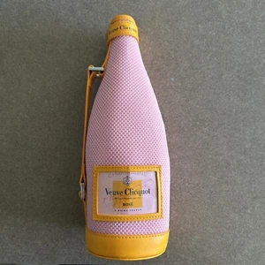 Veuve Clicquot Rosa Champán Enfriador Chaqueta de Hielo Portador Bonito Bolso para Botella Nuevo - Imagen 1 de 9